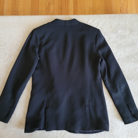 Rebecca Taylor open front black blazer size 4 - Picture 9 of 15